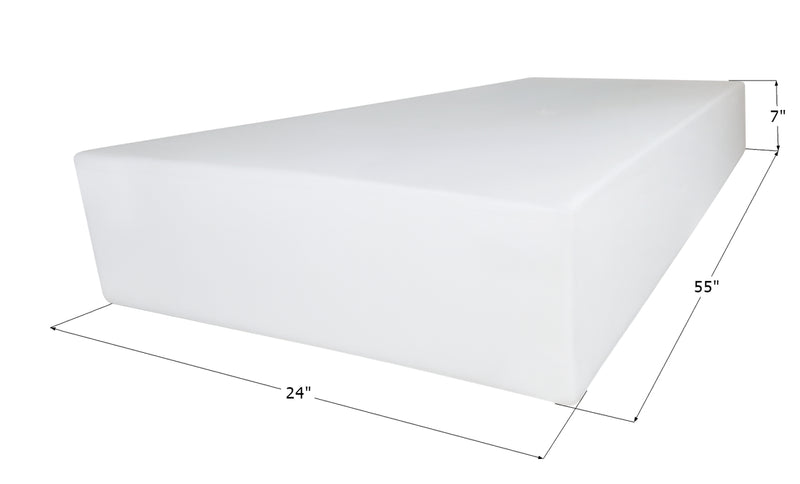 Fresh Water Tank WT3594 - 38 Gal. - 55" x 24" x 7" - Blank Tank - ICON #14709